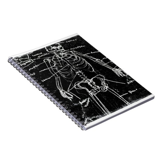 Yaie Tokyo Human Skeleton Anatomy Notizblock (Rechte Seite)