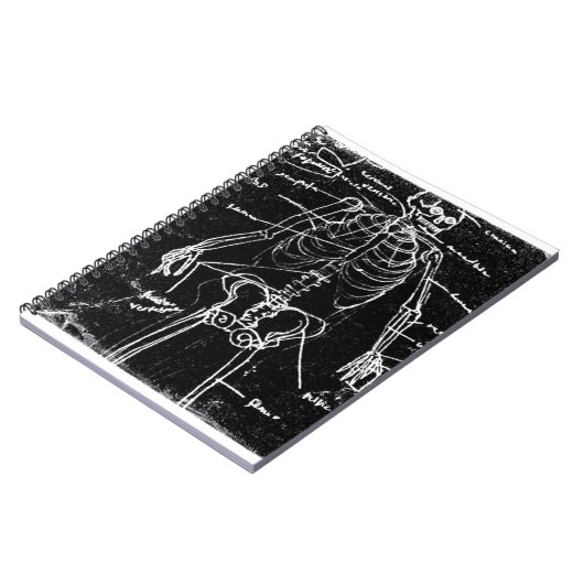 Yaie Tokyo Human Skeleton Anatomy Notizblock (Linke Seite)