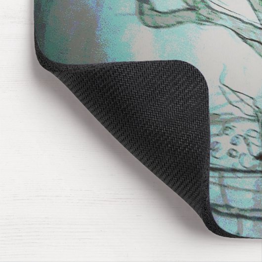 Yaie toter Bonsai-Baum zeichnend Mousepad (Ecke)