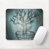 Yaie toter Bonsai-Baum zeichnend Mousepad (Mit Mouse)