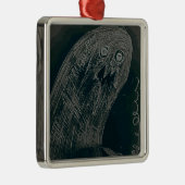 Yaie-Wurm zeichnend und Ihr Soul wird dunkel Silbernes Ornament (Rechts)