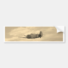 Yak 11 im Flug Autoaufkleber