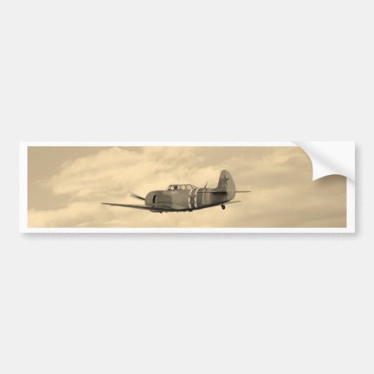 Yak 11 im Flug Autoaufkleber (Vorne)