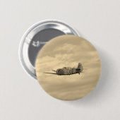 Yak 11 im Flug Button (Vorne & Hinten)