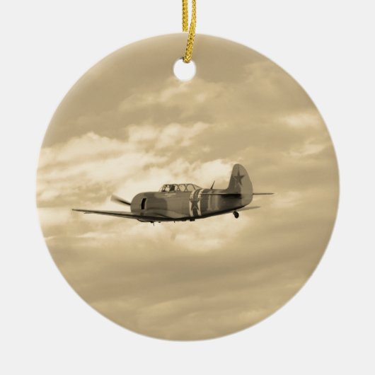Yak 11 im Flug Keramikornament (Vorne)