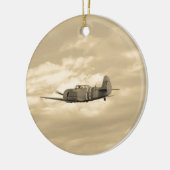 Yak 11 im Flug Keramikornament (Links)