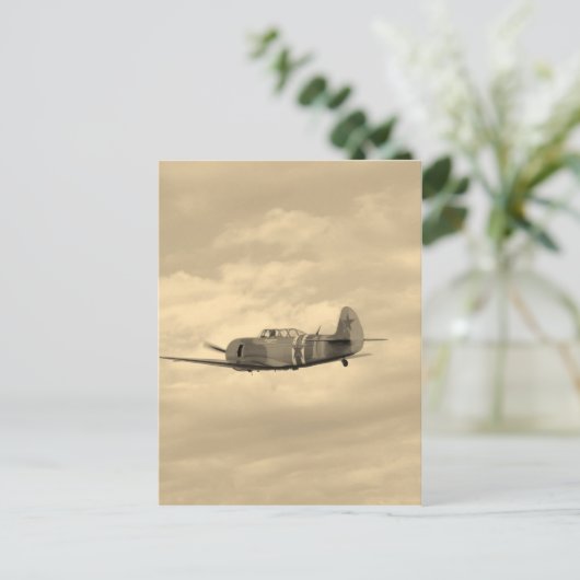 Yak 11 im Flug Postkarte (Stehend Vorderseite)