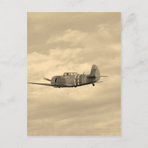 Yak 11 im Flug Postkarte