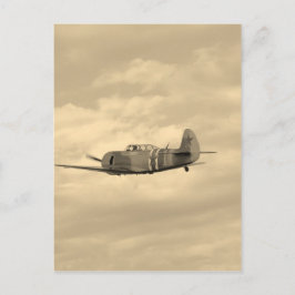 Yak 11 im Flug Postkarte