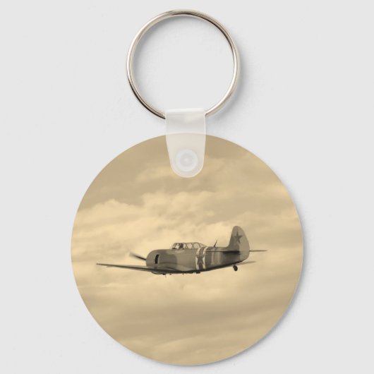 Yak 11 im Flug Schlüsselanhänger (Vorderseite)