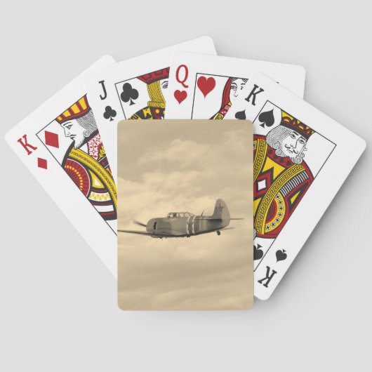 Yak 11 im Flug Spielkarten (Rückseite)