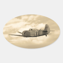 Yak 11 ovaler aufkleber