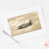 Yak 11 rechteckiger aufkleber (Umschlag)