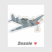 Yak-9 sowjetische WW2-Kampfflugzeuge Aufkleber (Blatt)