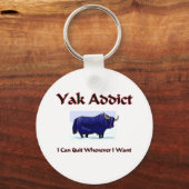 Yak Addict Schlüsselanhänger (Vorderseite)