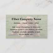 Yak Animal Fiber Company Business Card Visitenkarte (Vorderseite)