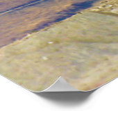 Yak Bos Grunniens nahe dem Yamdrok See Tibet Poster (Ecke)