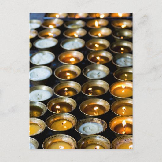 Yak Butter Candles Postkarte (Vorderseite)