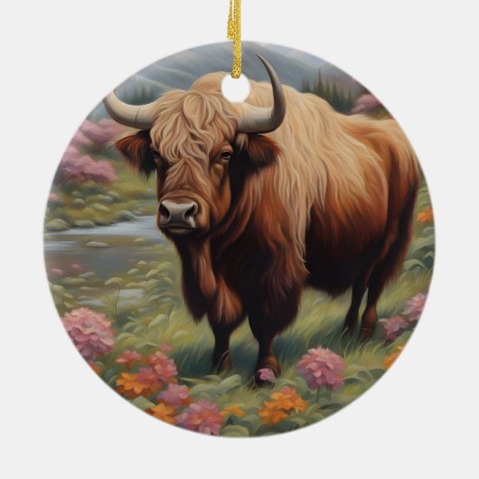 Yak Keramik Ornament (Hinten)