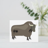 Yak Postkarte (Stehend Vorderseite)
