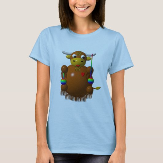 Yak spielt mit Yo-Yos T-Shirt (Vorderseite)