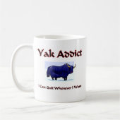 Yak-Süchtiger Kaffeetasse (Links)