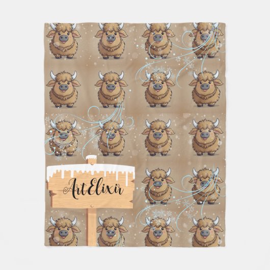 Yak Winter Breeze Fleecedecke (Vorderseite)