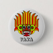 Yaka (Sri Lanka-Teufel) Design Button (Vorderseite)