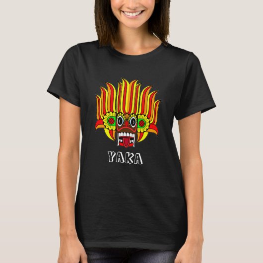 Yaka (Sri Lanka-Teufel) Design-T - Shirt (Vorderseite)