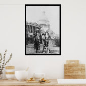 Yakama Indische Häuptlinge vor der Hauptstadt 1927 Poster (Küche)