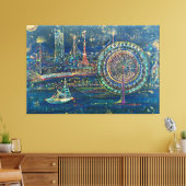 Yakan-Hikou: Flight by Night  Leinwanddruck (Insitu (Wohnzimmer))