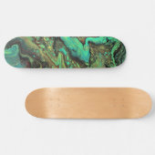 Yakety 2 Bold Grüner Skateboard Deck (Horizontal)