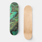 Yakety 2 Bold Grüner Skateboard Deck (Vorderseite)