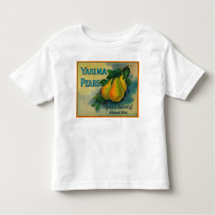 Yakima Birnen-Kiste LabelToppenish, WA Kleinkind T-shirt