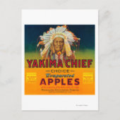Yakima Chief Apple Label - Yakima, WA Postkarte (Vorderseite)