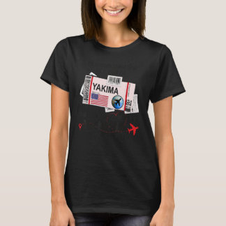 Yakima Girl Yakima Boarding Pass T-Shirt