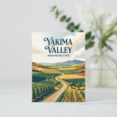 Yakima-Tal USA Postkarte (Stehend Vorderseite)