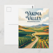 Yakima-Tal USA Postkarte (Vorne/Hinten)