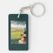 Yakima Tal, WashingtonWine Land Schlüsselanhänger (Rückseite)