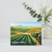 Yakima Valley USA Postkarte (Stehend Vorderseite)