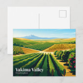 Yakima Valley USA Postkarte (Vorne/Hinten)