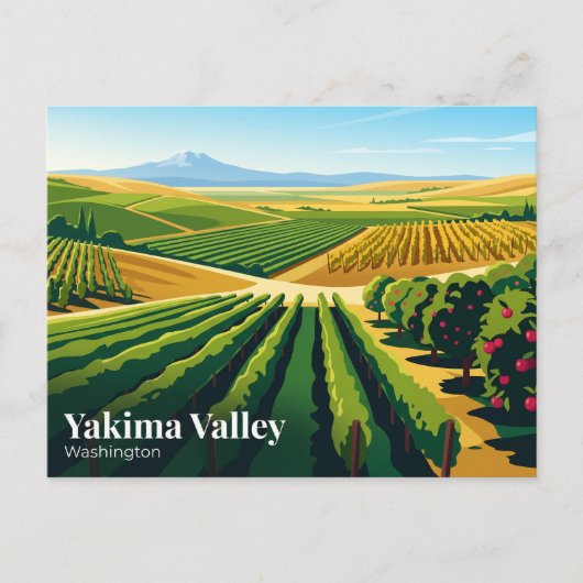 Yakima Valley USA Postkarte (Vorderseite)