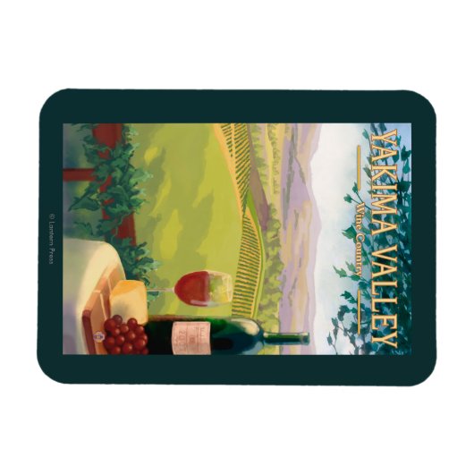 Yakima Valley, Washington Weinland Magnet (Horizontal)