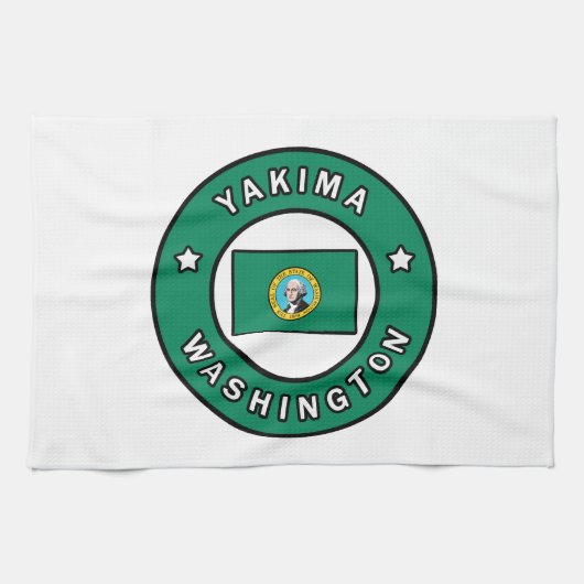 Yakima Washington Geschirrtuch (Horizontal)