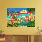 Yakima, Washington - Große Briefmarkenszenen Leinwanddruck (Insitu (Wohnzimmer))