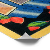 Yakima, Washington - Große Briefmarkenszenen Poster (Ecke)