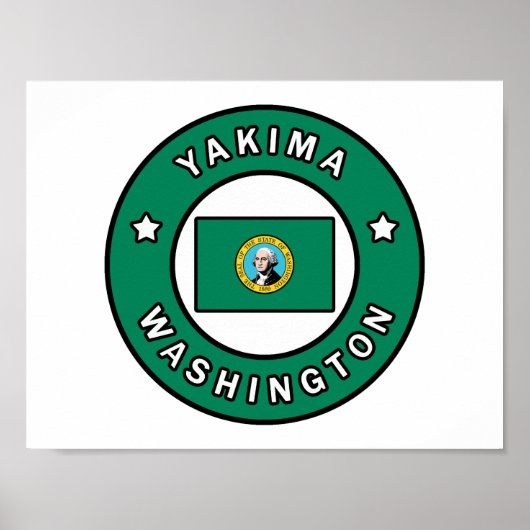 Yakima Washington Poster (Vorne)
