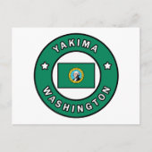 Yakima Washington Postkarte (Vorderseite)