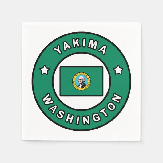 Yakima Washington Serviette (Vorderseite)