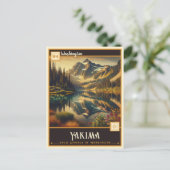 Yakima, Washington| Vintag Postkarte (Stehend Vorderseite)